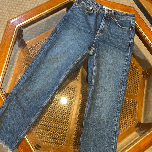 NWOT Topshop Straight Jeans - Picture 4 of 7